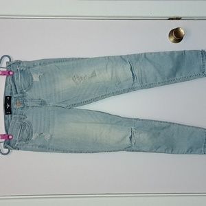 Hollister Mid Rise Crop Jeans